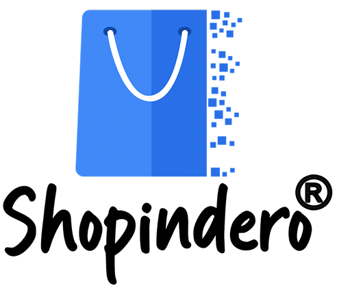shopindero logo vertical marca registrada