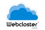 logo webcloster con slogan webp